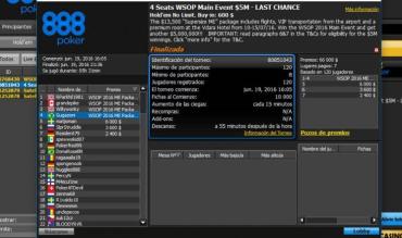 Un nuevo latino al Main Event gracias a nuestra sala