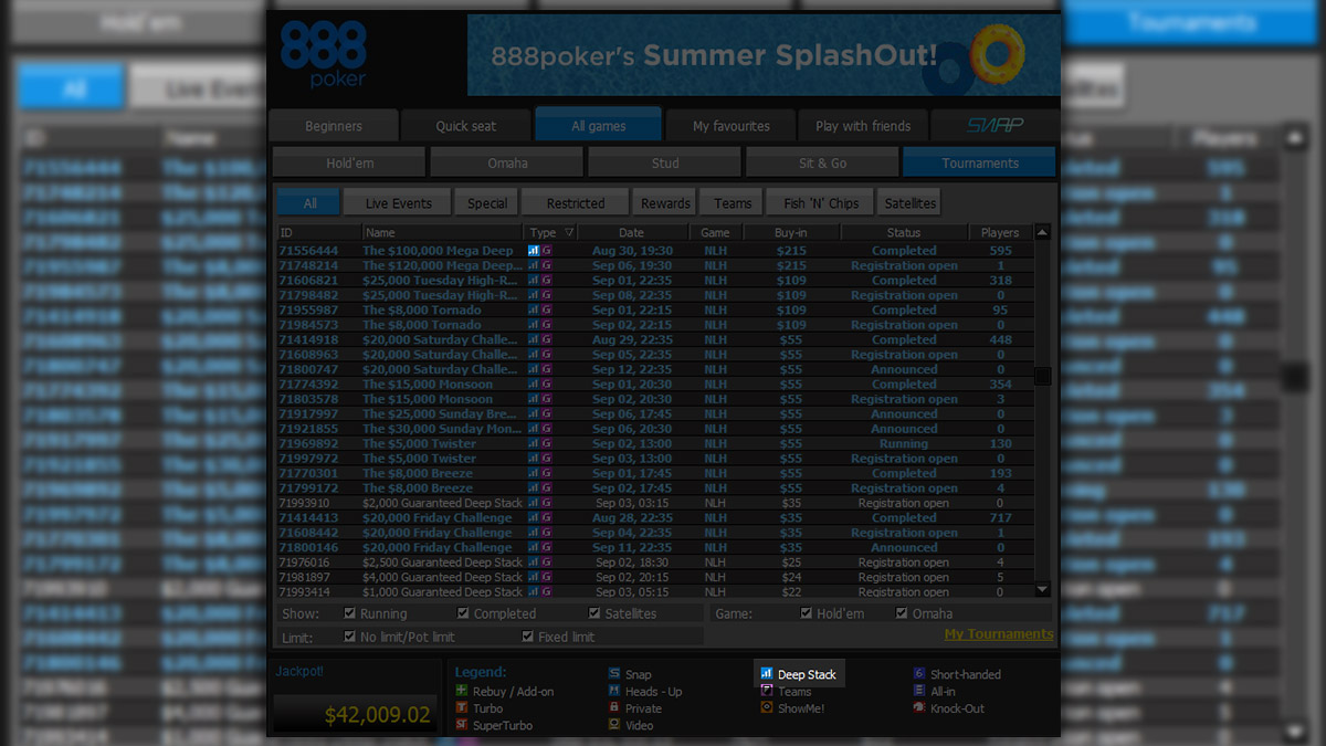 Deep stack poker Deep stack poker